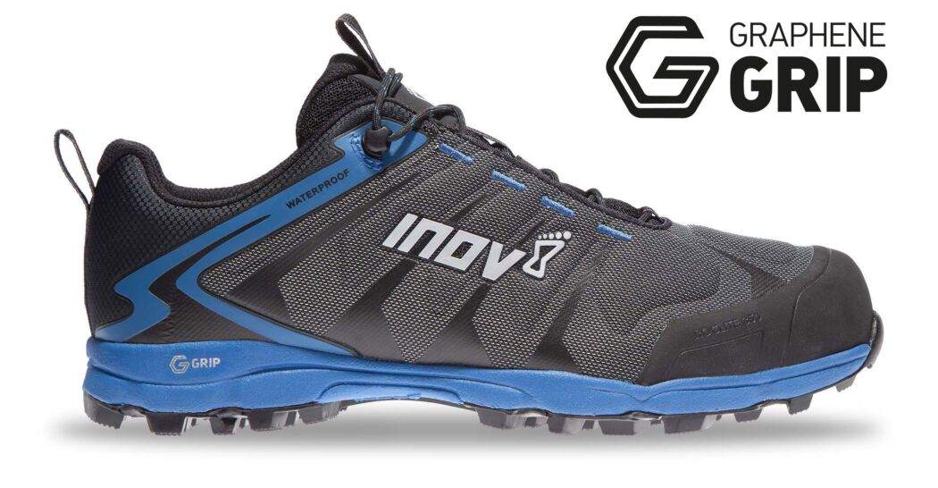 Inov-8 Roclite G 350 Men's Walking Boots Black/Blue UK 627145SYZ